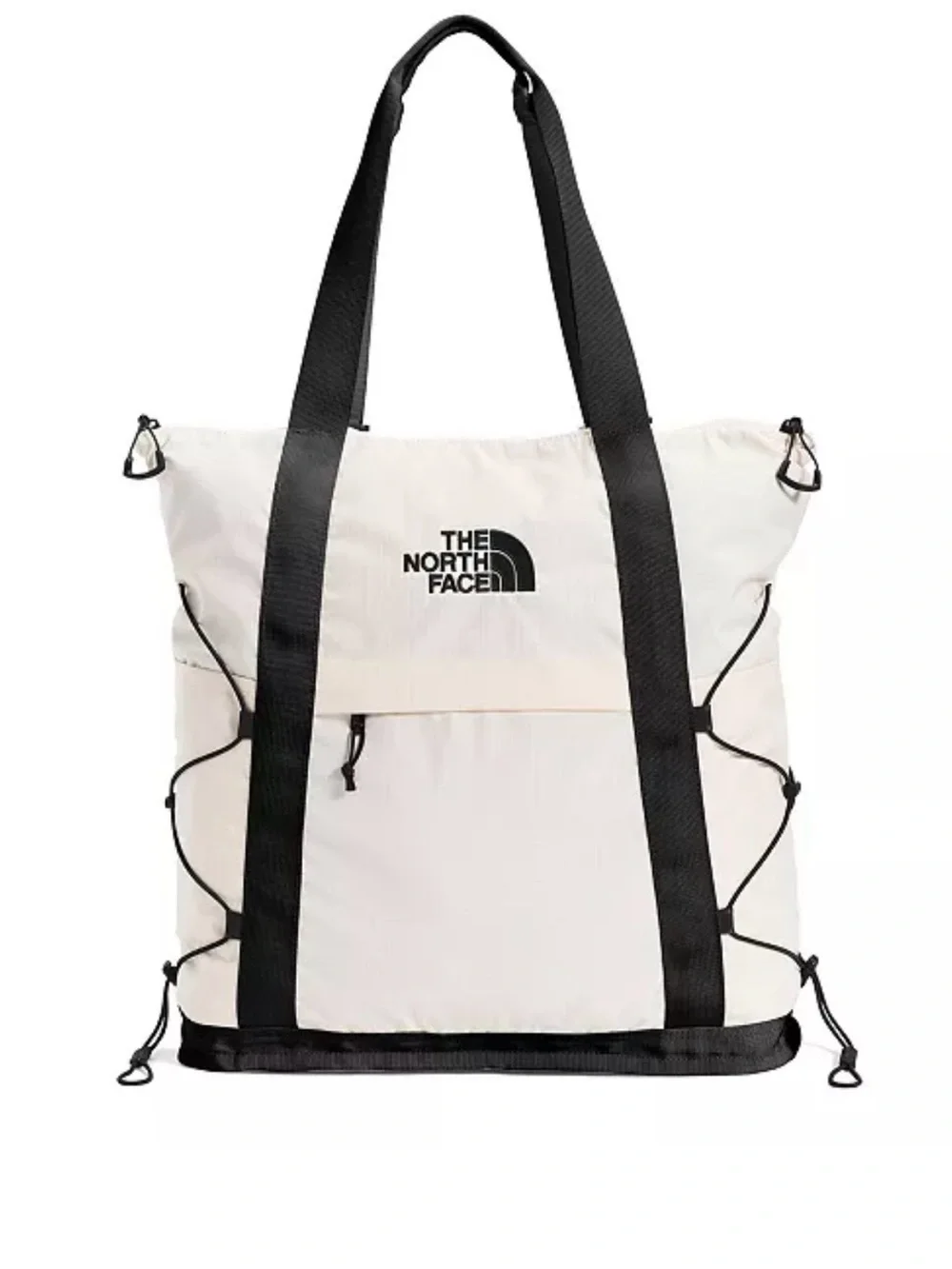 The North Face Borealis Convertible Tote White with Black Accents